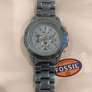 Fossil Watch (Blue)